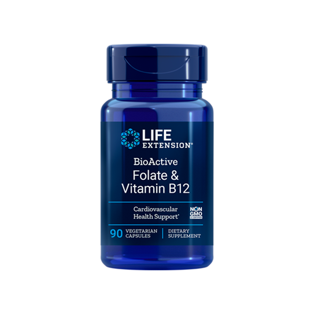 BioActive Folate & Vitamin B12- 90caps