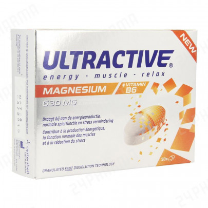 Ultractive magnesium 630mg 30 comprimidos