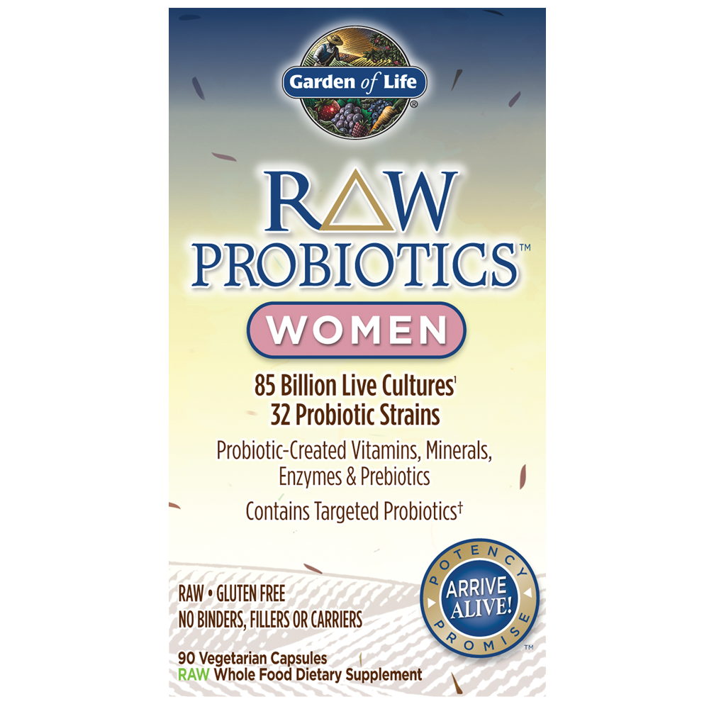 Raw Probiotics Women 90 Vegetarian Capsules