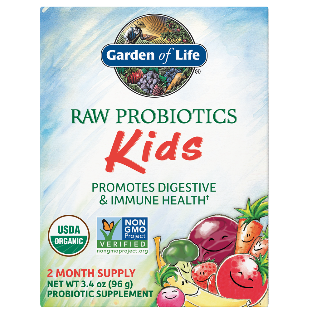 Raw Probiotics Kids Digestive Powder Banana