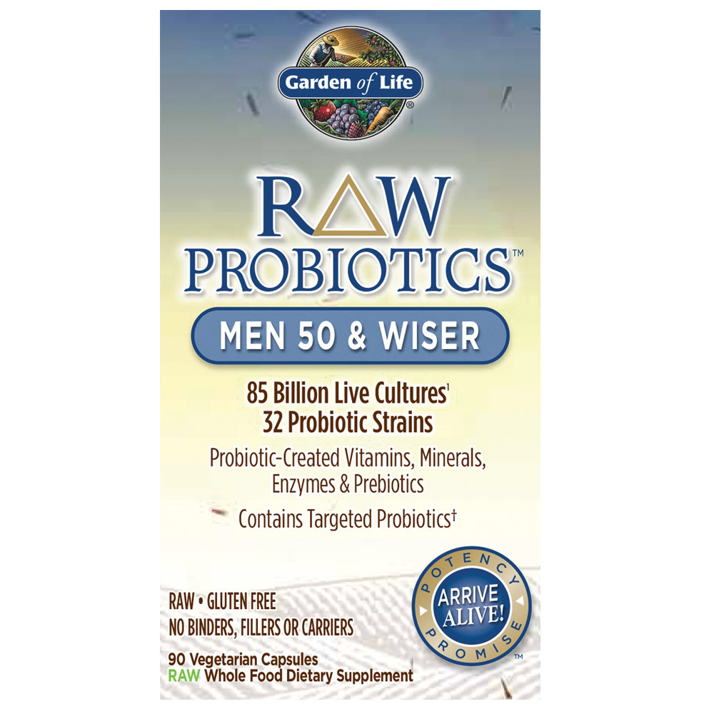 Raw Probiotics Men 50 & Wiser
