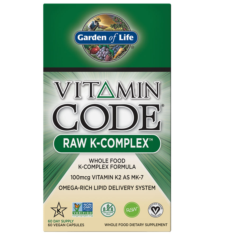 Vitamin Code® Raw Vitamin K-Complex 60 Vegan Capsules