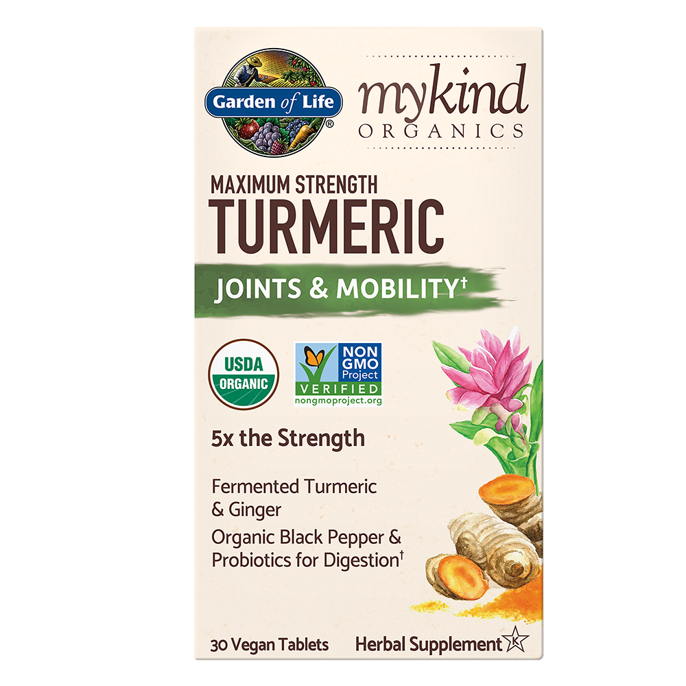 Mykind Organics Maximum Strength Turmeric 30 Vegan Tablets