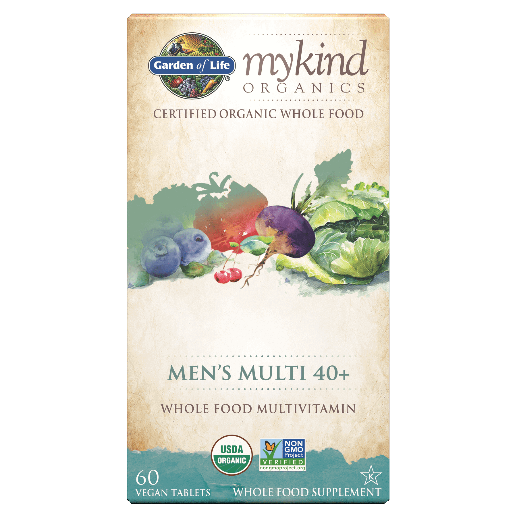 Mykind Organics Men’s Multi 40+