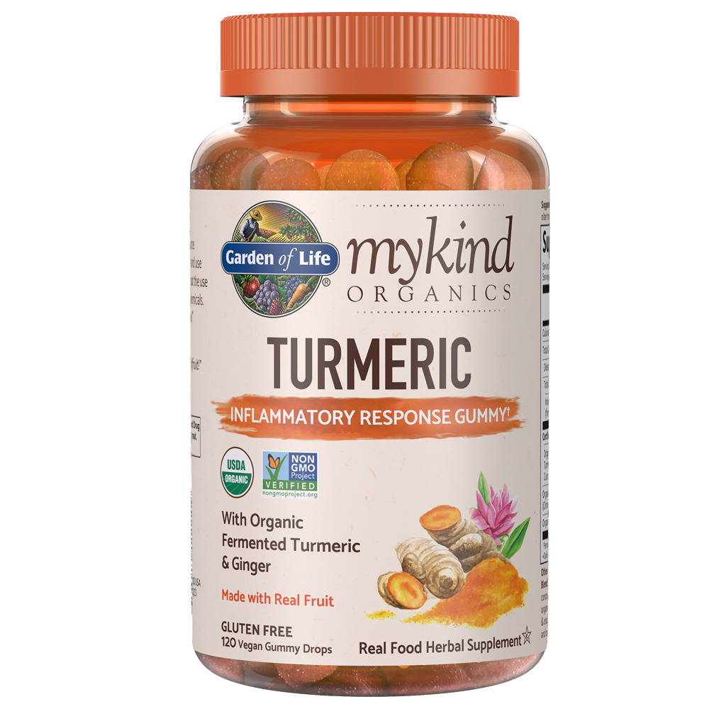 Mykind Organics Turmeric Inflammatory Response Gummy 120 Vegan Gummy Drops