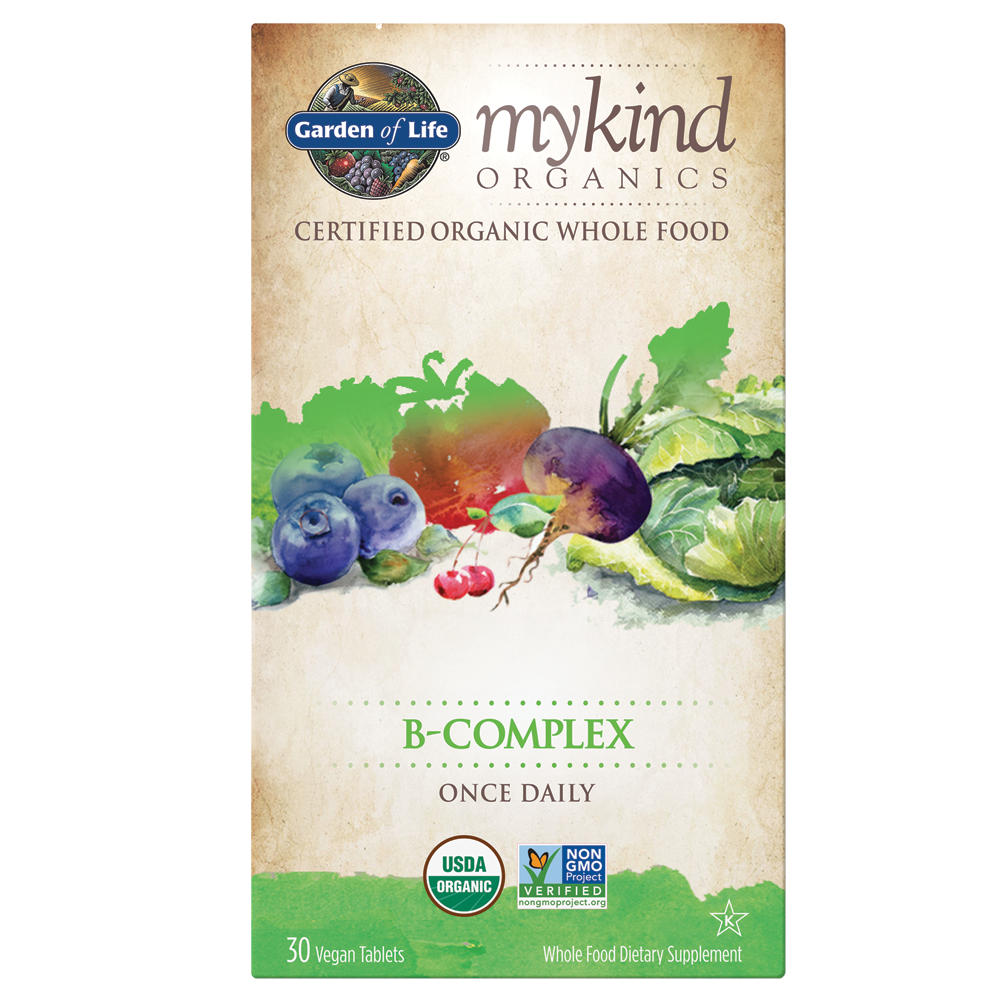 Mykind Organics B-Complex Once Daily 30 Vegan tablets