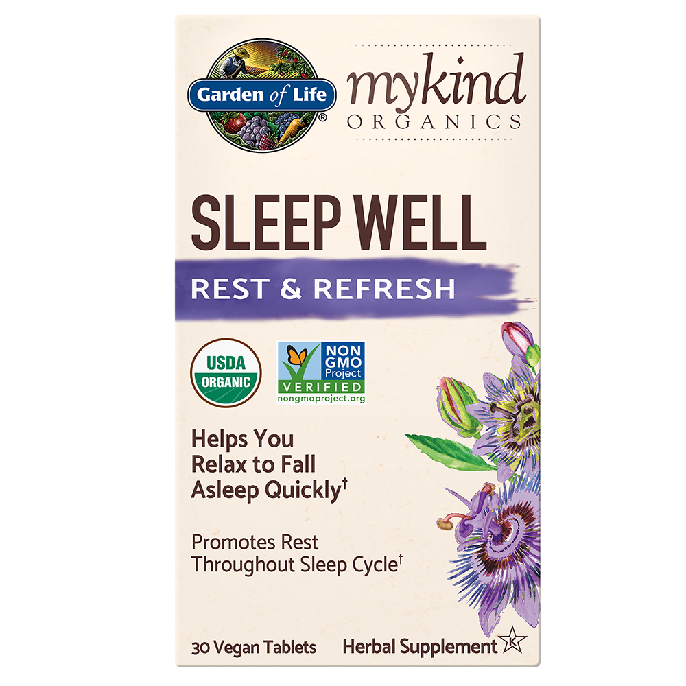 Mykind Organics Sleep Well Tablets 30 Vegan Tablets