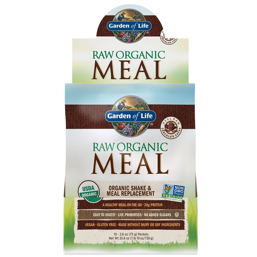 Raw Organic Meal Shake & Meal Replacement - 10 Sachês