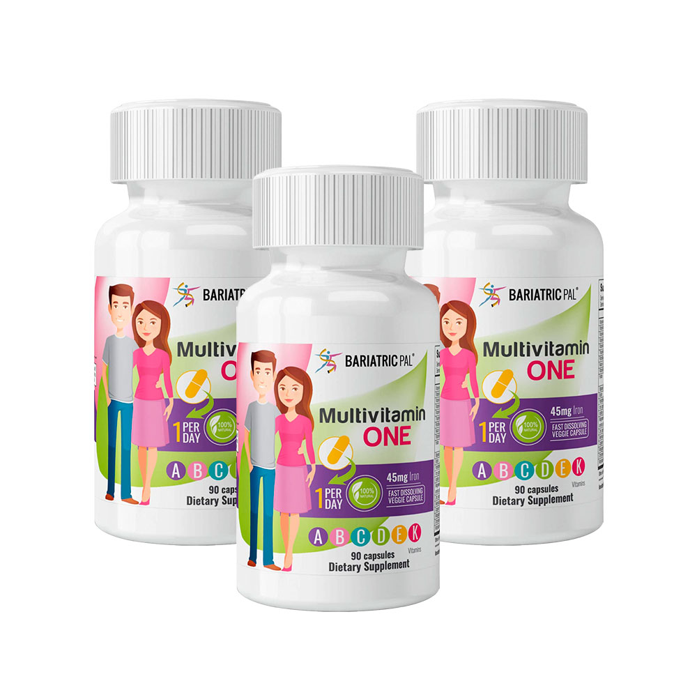 Kit BariatricPal Multivitamin ONE "1 per Day!" Capsule with 45mg Iron