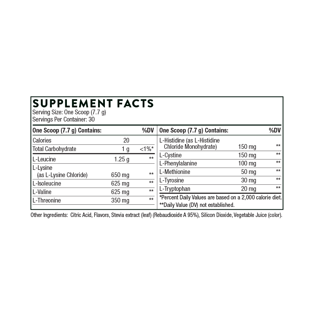 Tabela Nutricional Amino Complex