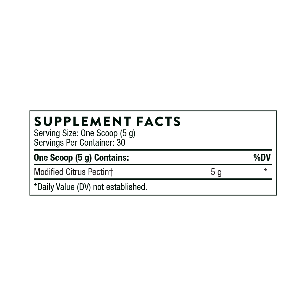 Tabela Nutricional Fractionated Pectin Powder