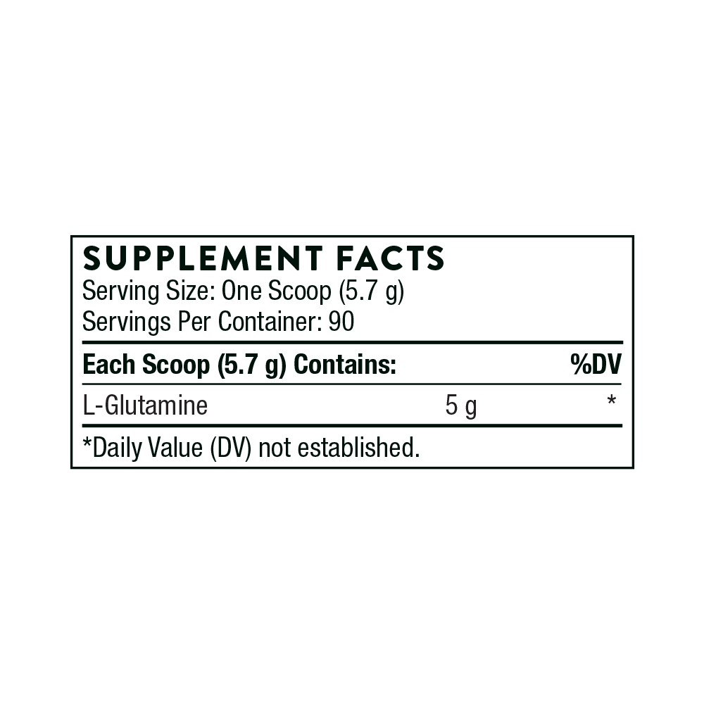 Tabela Nutricional L-Glutamine Powder