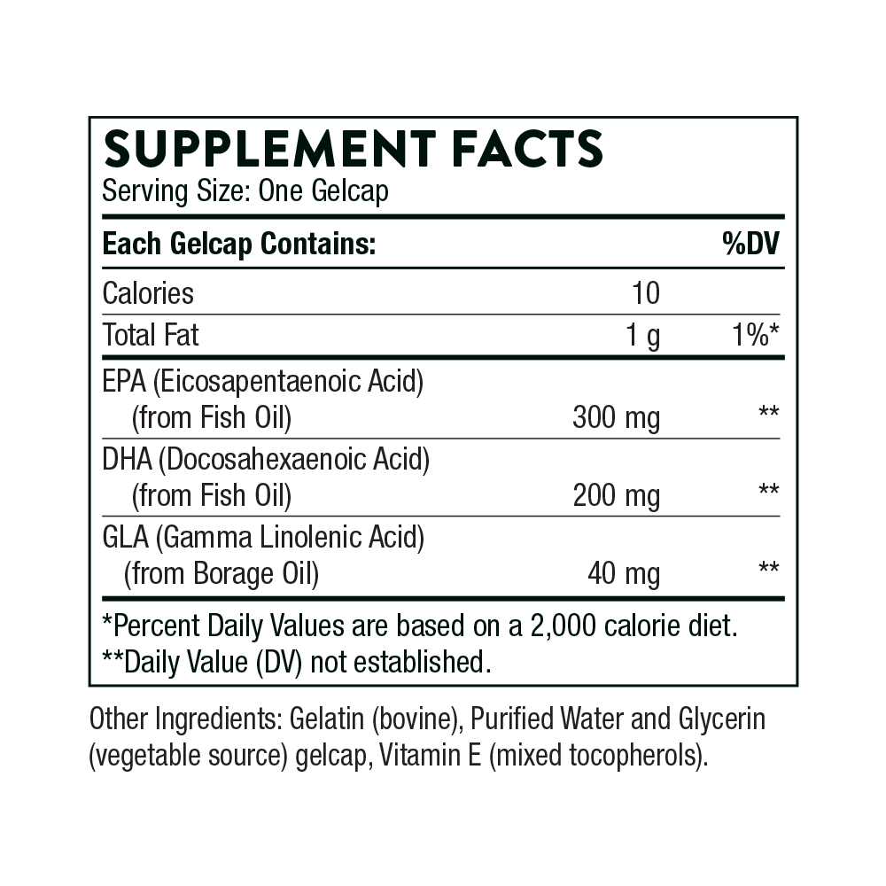 Tabela Nutricional Omega Plus™
