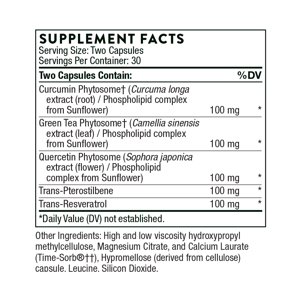Tabela Nutricional PolyResveratrol-SR®
