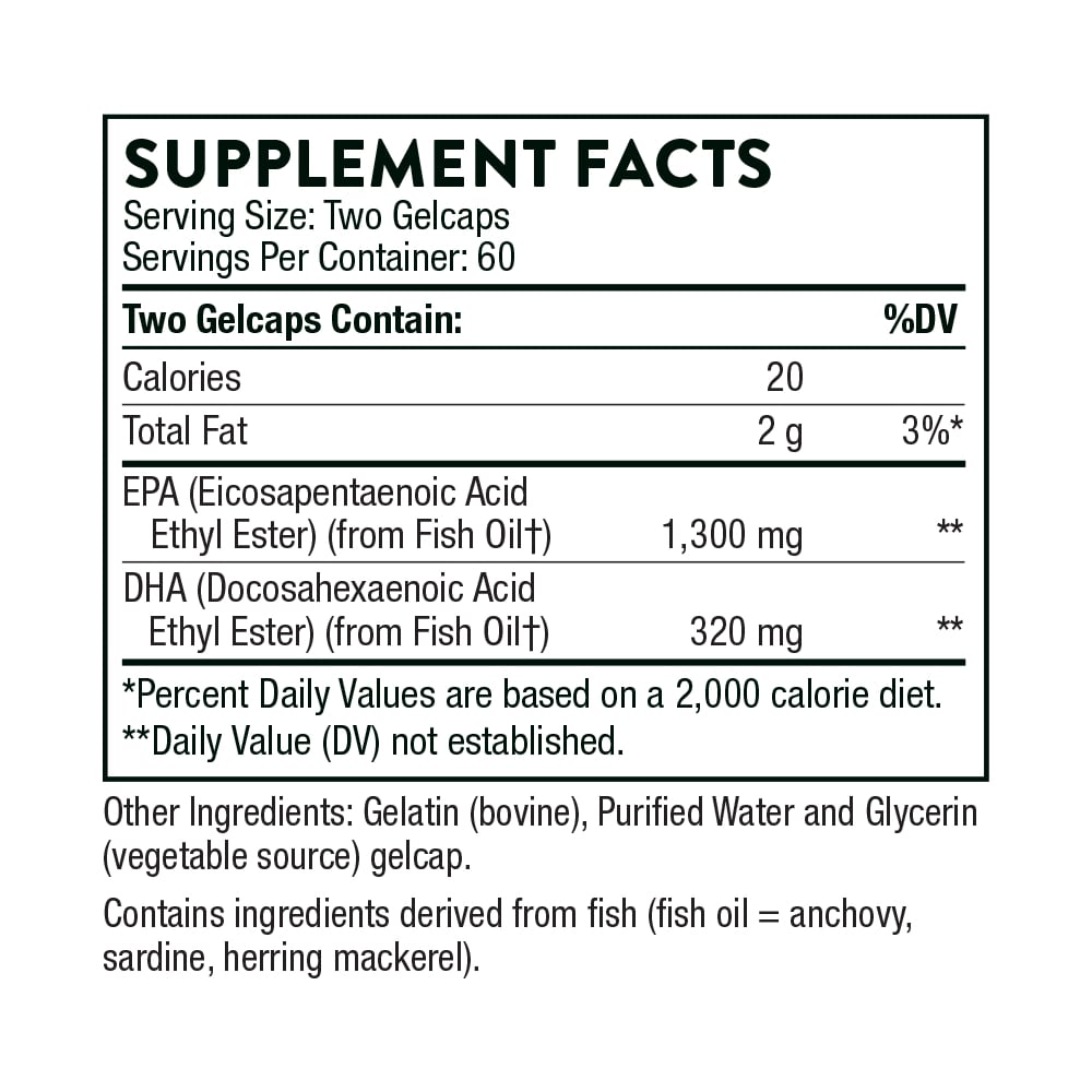 Tabela Nutricional Super EPA Pro