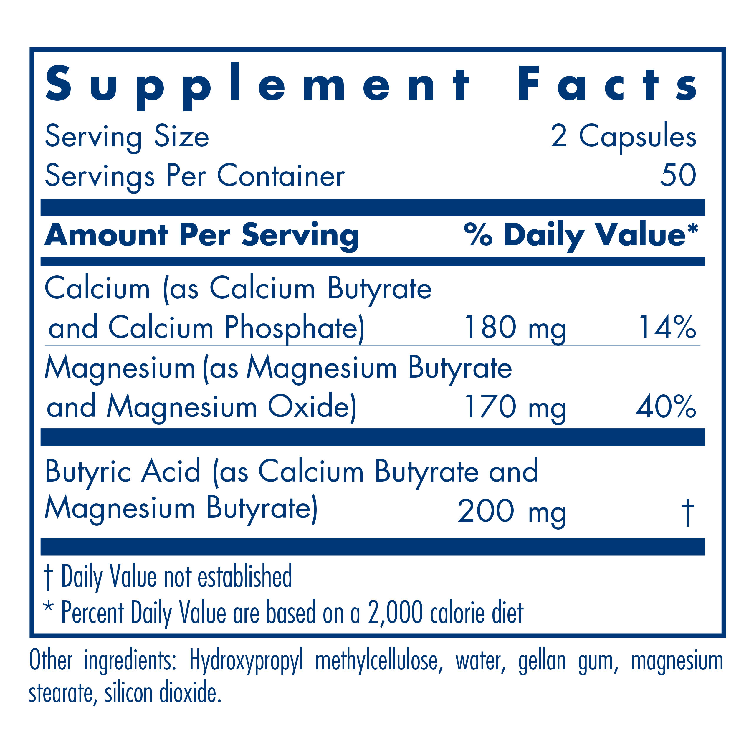 Tabela Nutricional ButyrEn™