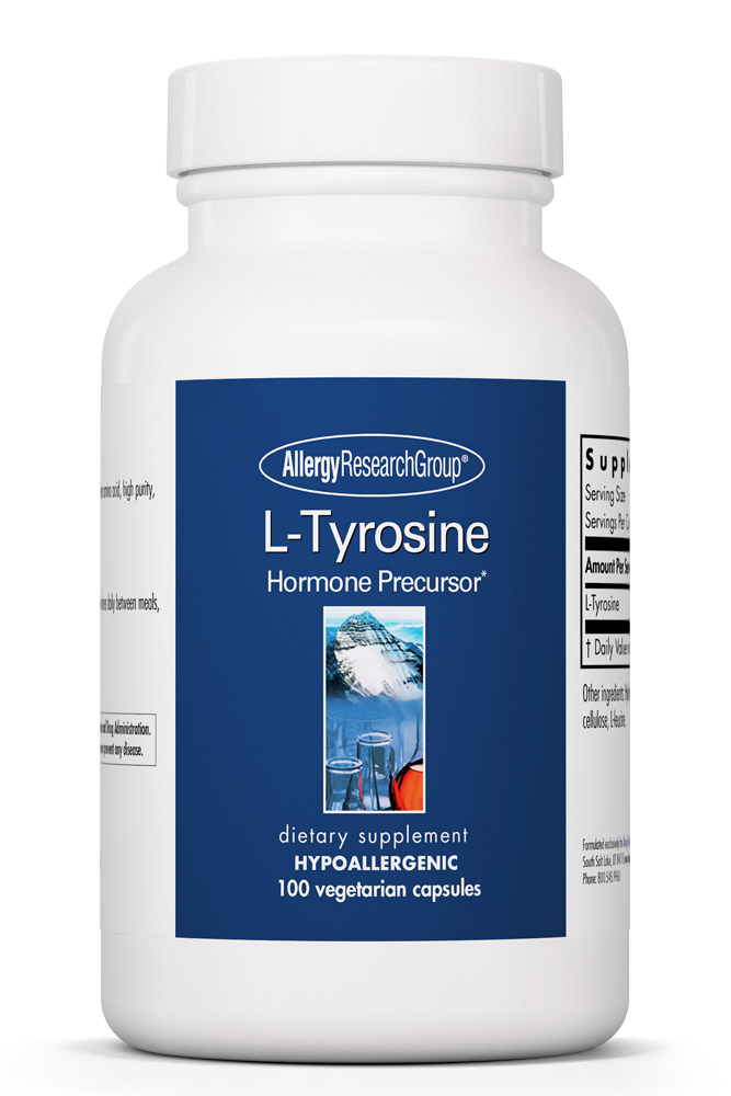 L-Tyrosine 500 Mg 100 Vegetarian Caps