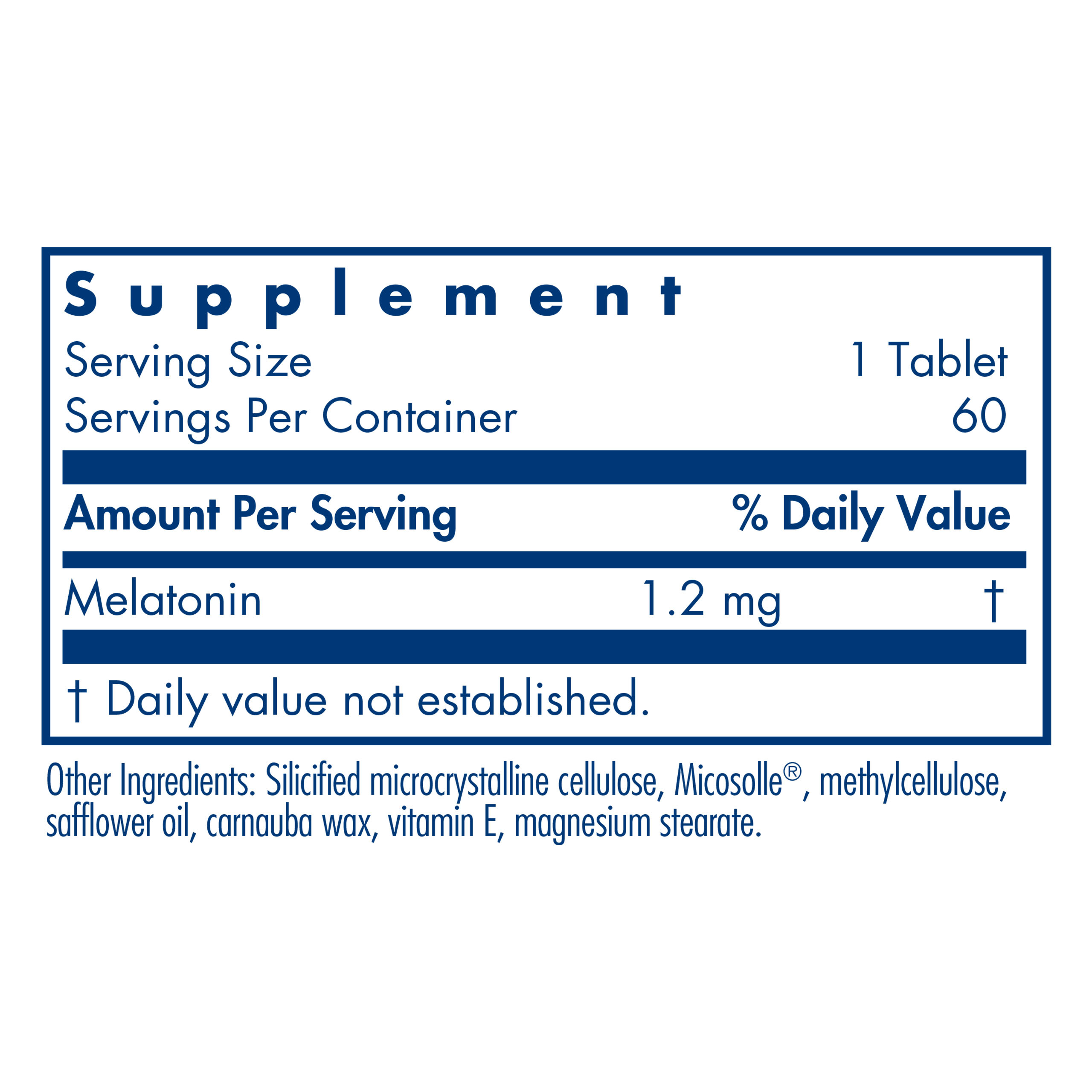 Tabela Nutricional Slow Motion Melatonin