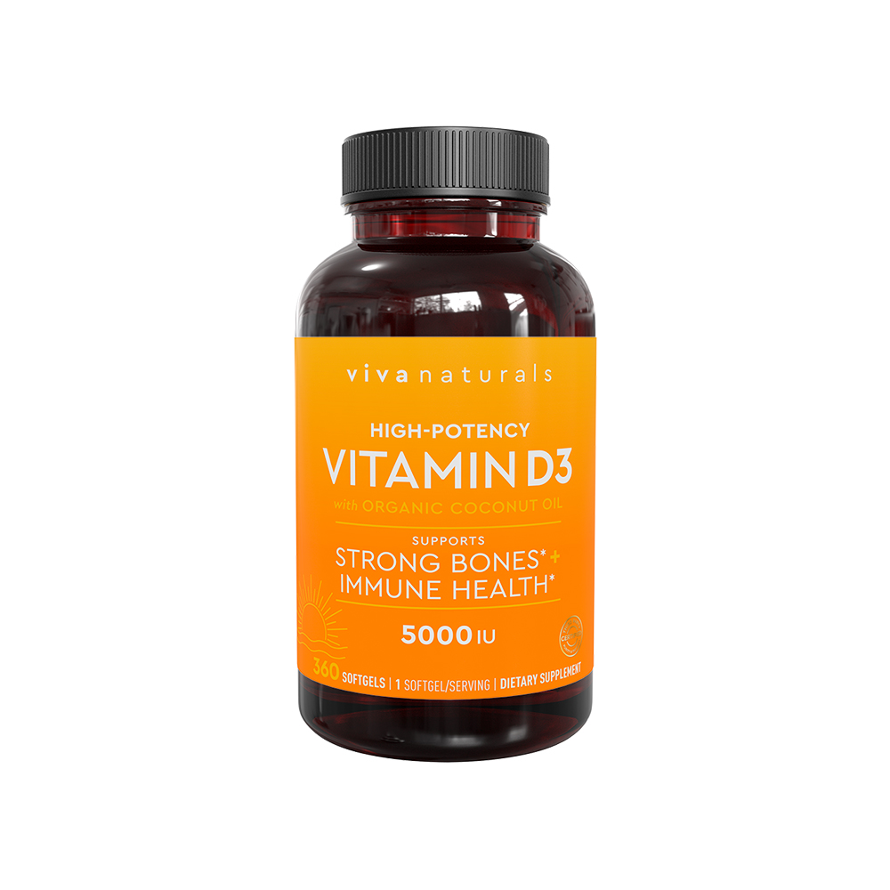 Vitamin D3 5000 Iu Gummies with 120 capsules